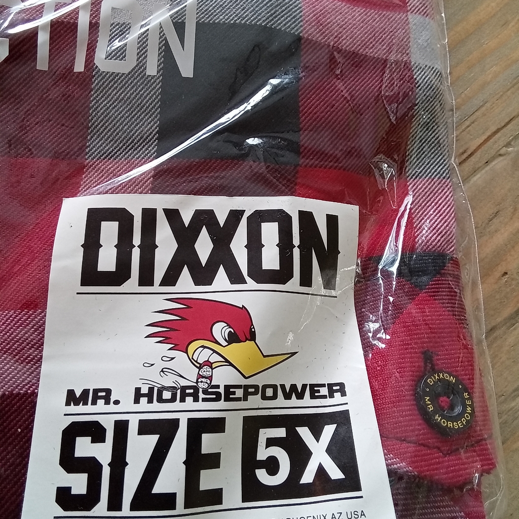 Dixxon Flannel Company Nwt Clay Smith Cams Mr. Horsepower Mens Size 5xl